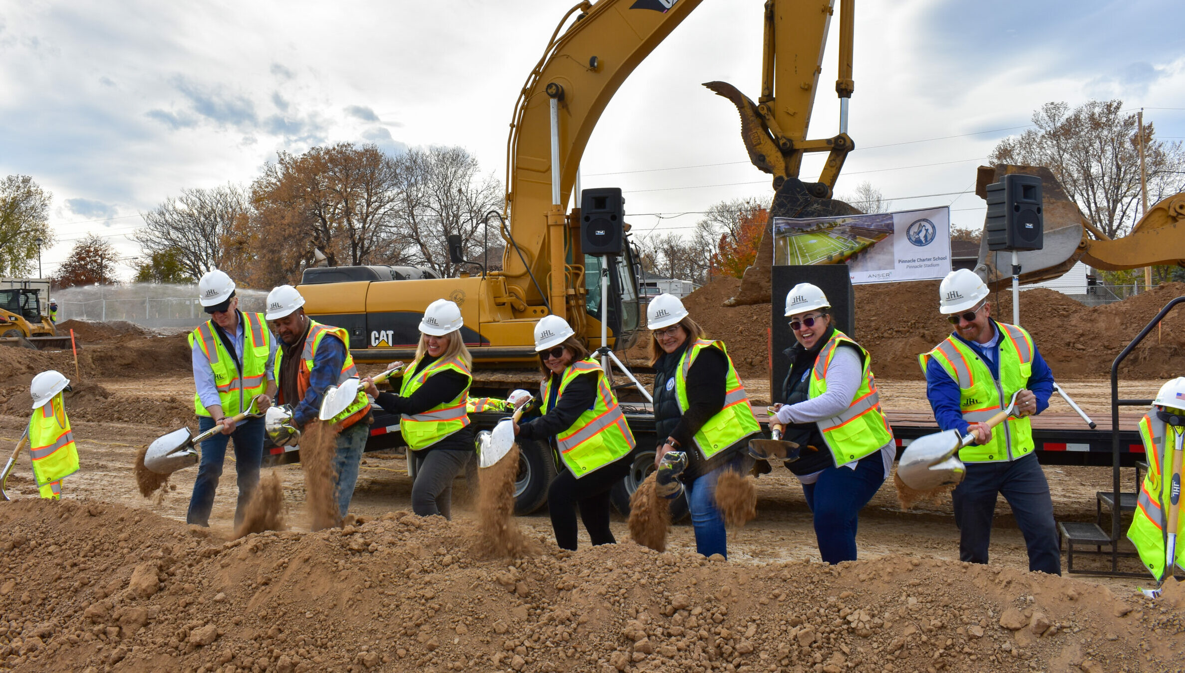 Groundbreaking, Pinnacle Charter School | JHL Constructors